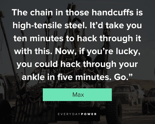 Mad Max quotes from max