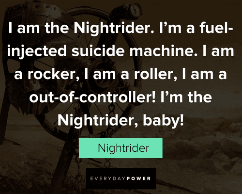 Mad Max quotes from Nightrider, Grease Rat and Johnny the Boy