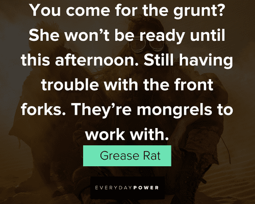 Favorite Mad Max quotes