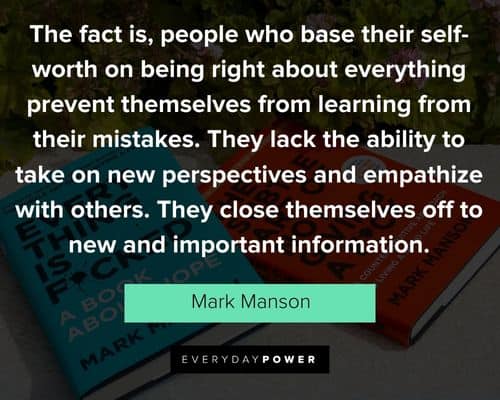 Meaningful Mark Manson quotes