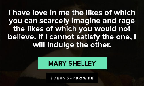 Amazing Mary Shelley quotes