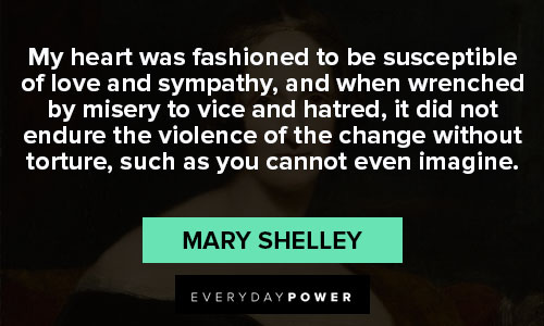 Special Mary Shelley quotes