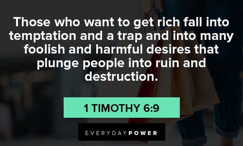 materialistic quotes about foolish and harmful