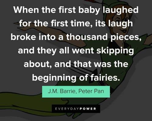 Peter Pan quotes about fairies