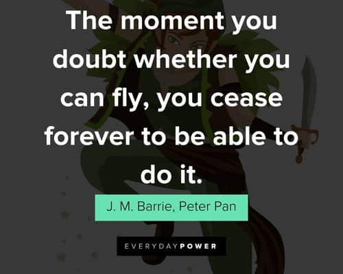 Peter Pan quotes about flying