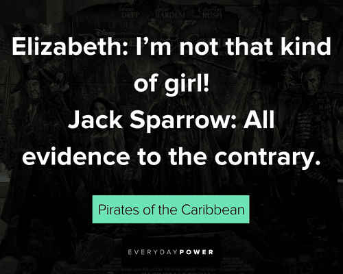 More Pirates of the Caribbean quotes