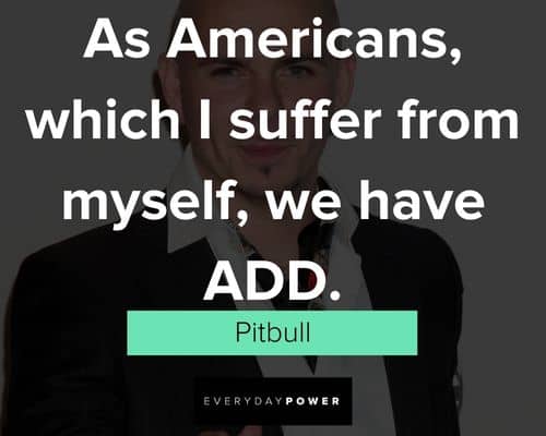 Pitbull quotes about Americans
