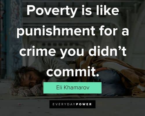 Poverty quotes from Writers
