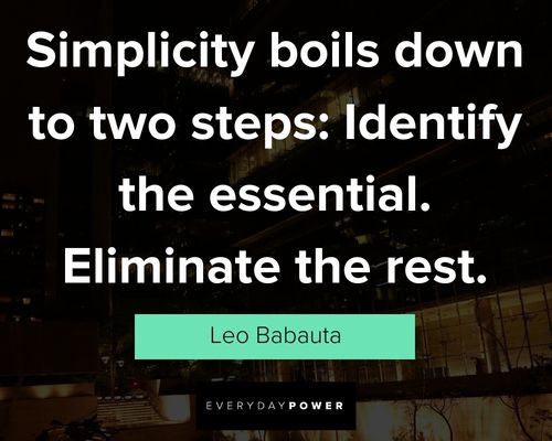 productivity quotes about simplicity