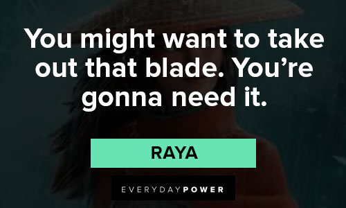 Funny Raya and the Last Dragon quotes
