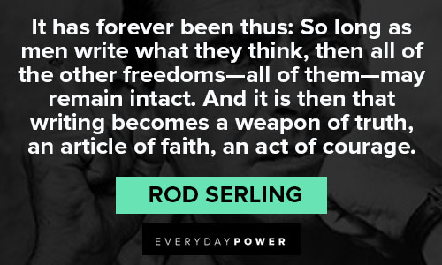Meaningful Rod Serling quotes