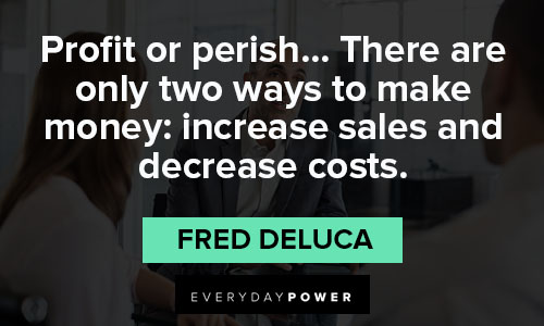 sales quotes on money