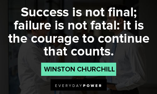 sales quotes on success is not final