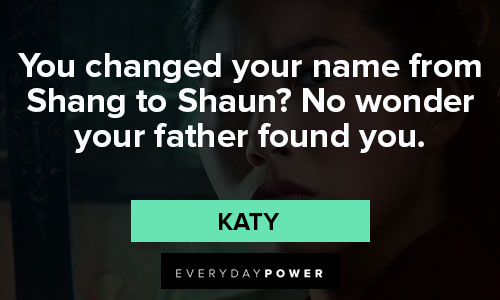Shang-Chi and the Legend of the Ten Rings quotes for name