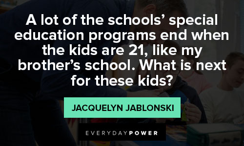 special education quotes about programs