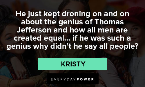 The Babysitters Club quotes from Kristy