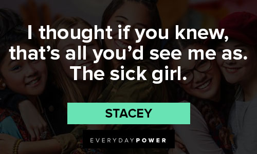The Babysitters Club quotes from Stacey