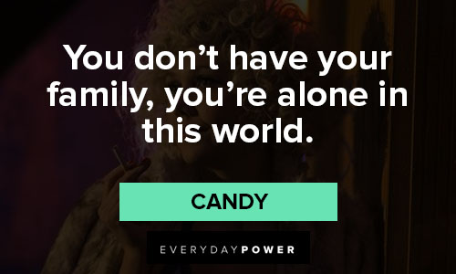 The Deuce quotes from Candy