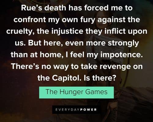The Hunger Games quotes on taking a stand
