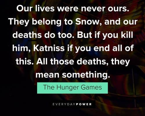 Hunger Games quotes for Instagram