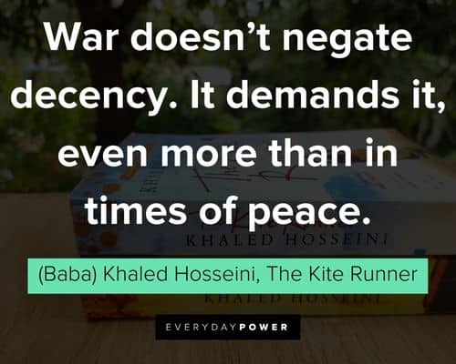 Positive The Kite Runner quotes