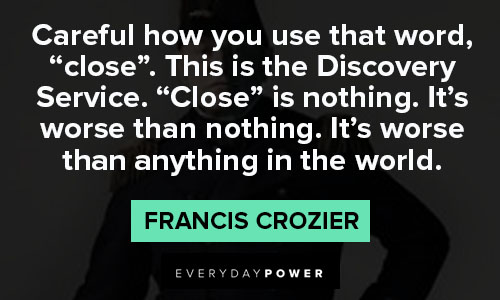 The Terror quotes from Francis Crozier