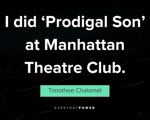Special theatre quotes