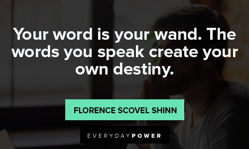 think before you speak quotes about destiny
