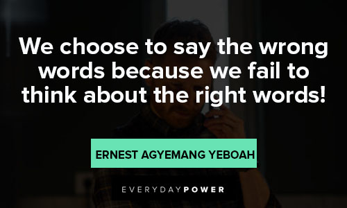 think before you speak quotes about word
