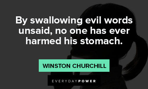 think before you speak quotes on stomach