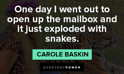 Tiger King quotes that snake