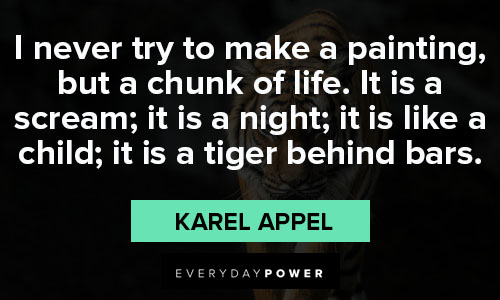tiger quotes on painting