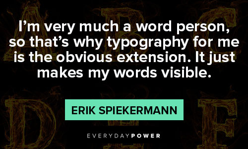 typography quotes about typography