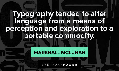 typography quotes about language