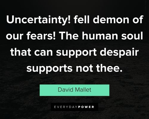 Amazing uncertainty quotes
