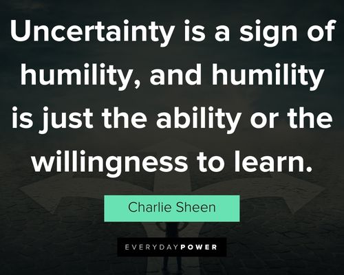 Appreciation uncertainty quotes