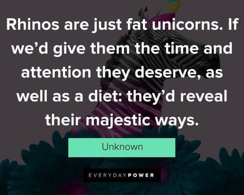 Short unicorn quotes