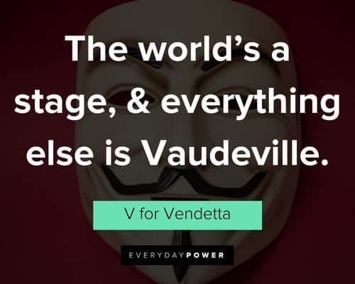 V for Vendetta quotes to motivate you