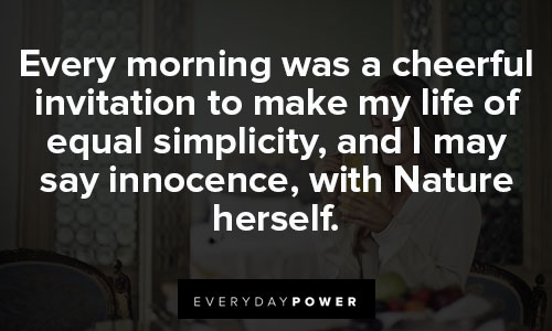Walden quotes about morning