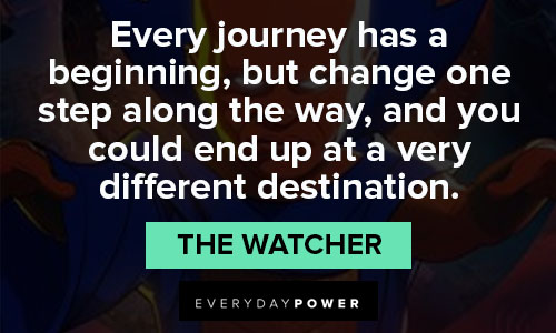 What If…? quotes on journey
