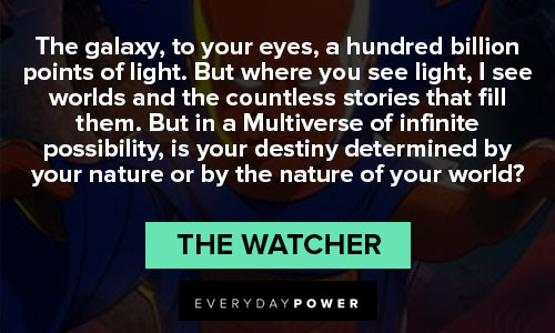 What If…? quotes for nature