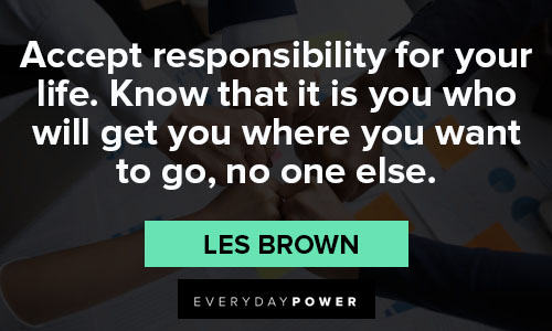 when the going gets tough quotes on responsibility