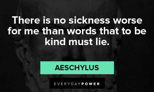 Thought-provoking Aeschylus quotes