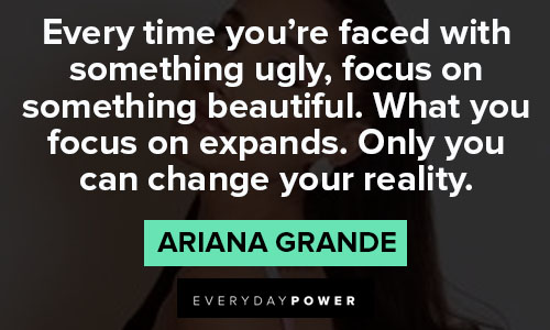 ariana grande quotes to helping others