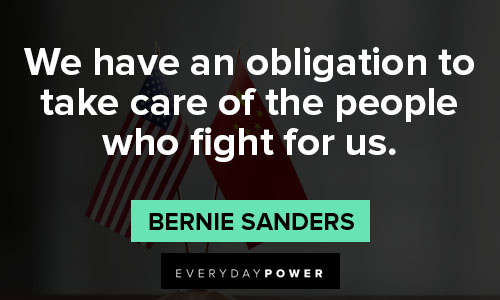 Positive bernie sanders quotes