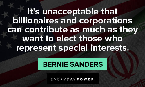 Special bernie sanders quotes