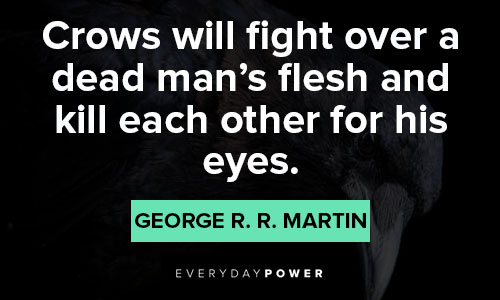 Crow quotes about death and violence