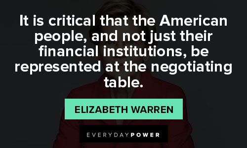 Elizabeth Warren quotes about capitalism