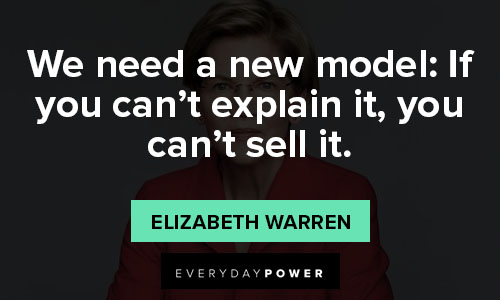 Wise and inspirational Elizabeth Warren quotes