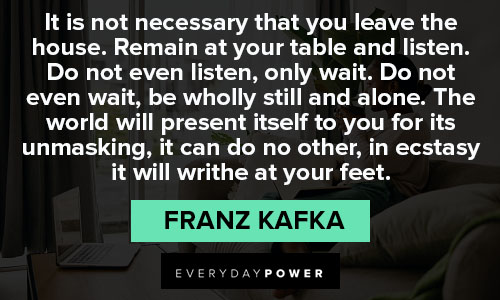 Franz Kafka quotes for Instagram
